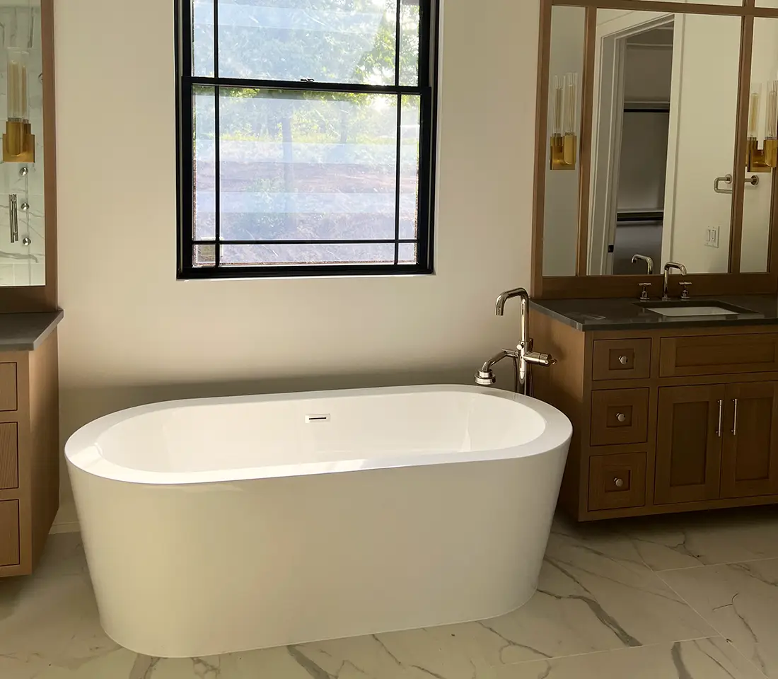 custom bathroom design and installation service in bloomington il