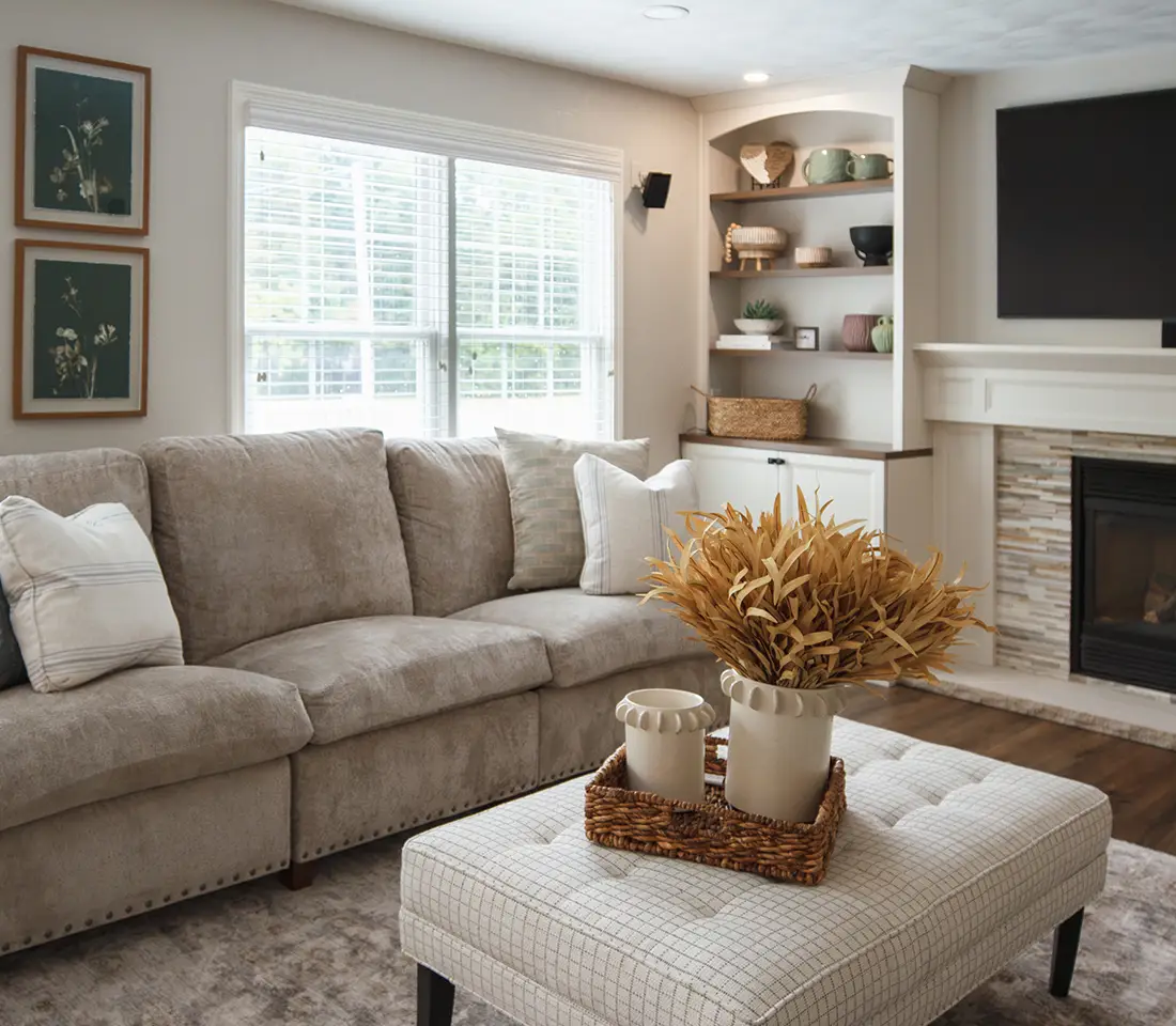 furniture and home styling services by Kate Irmen Interiors in Bloomington IL